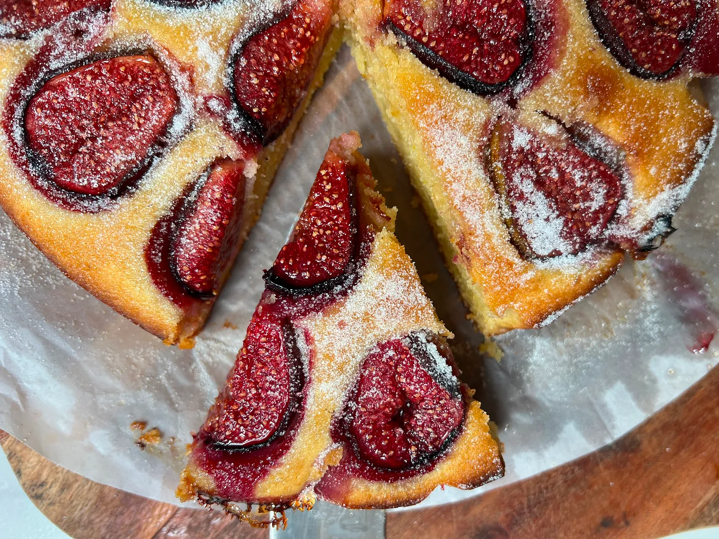 Simple Orange, Almond and Fig Cake